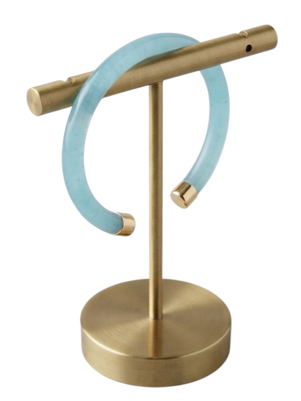 LC Lauren Conrad Gold-Tone Resin Light Blue Cuff Bracelet (NWT) (Size: OSFM)